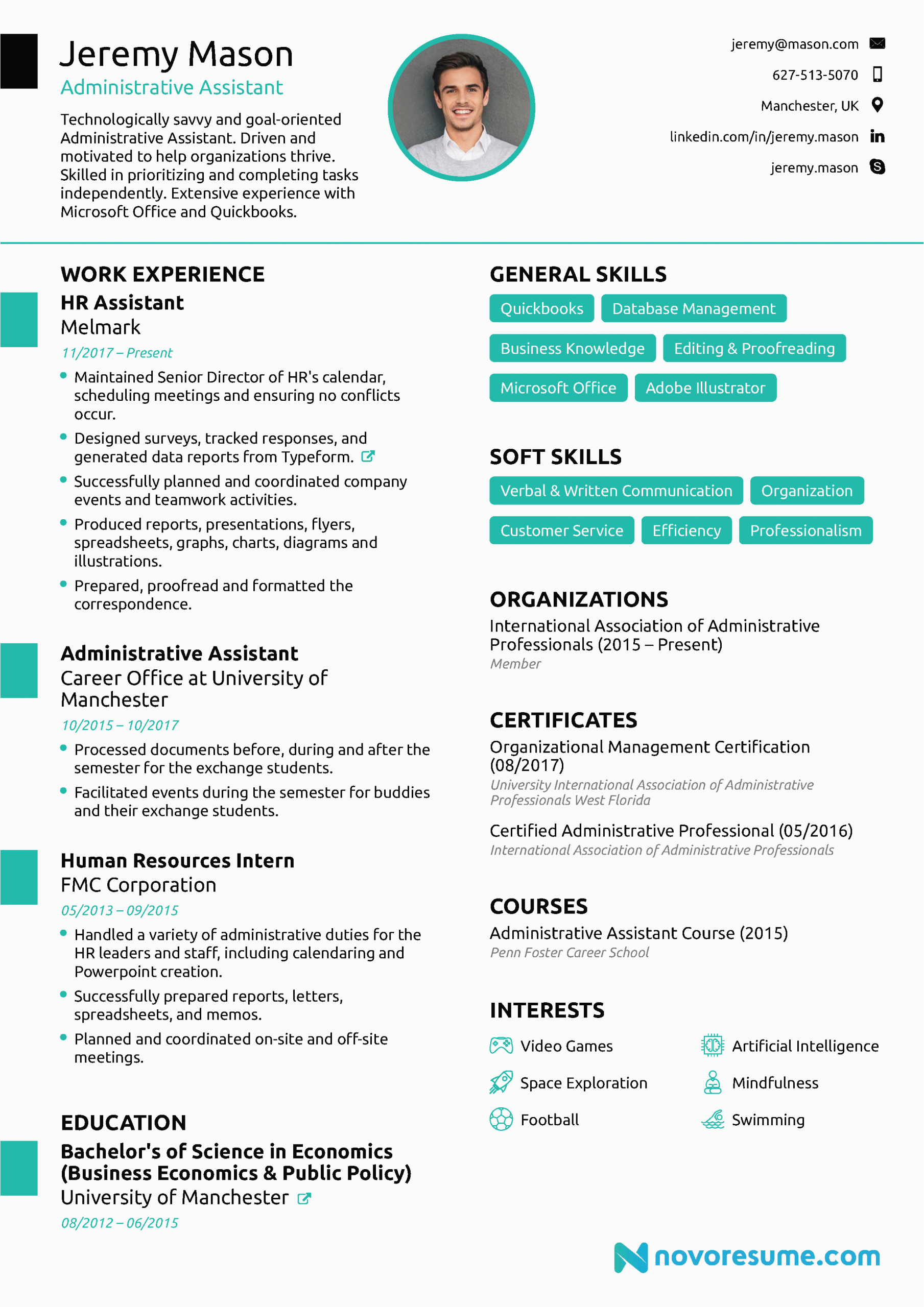 Best Resume Sample for Admin assistant Administrative assistant Resume [2021] Guide & Examples
