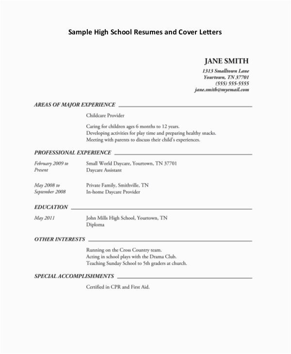 first job resume template word