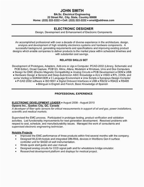 power plant electrical engineer resume