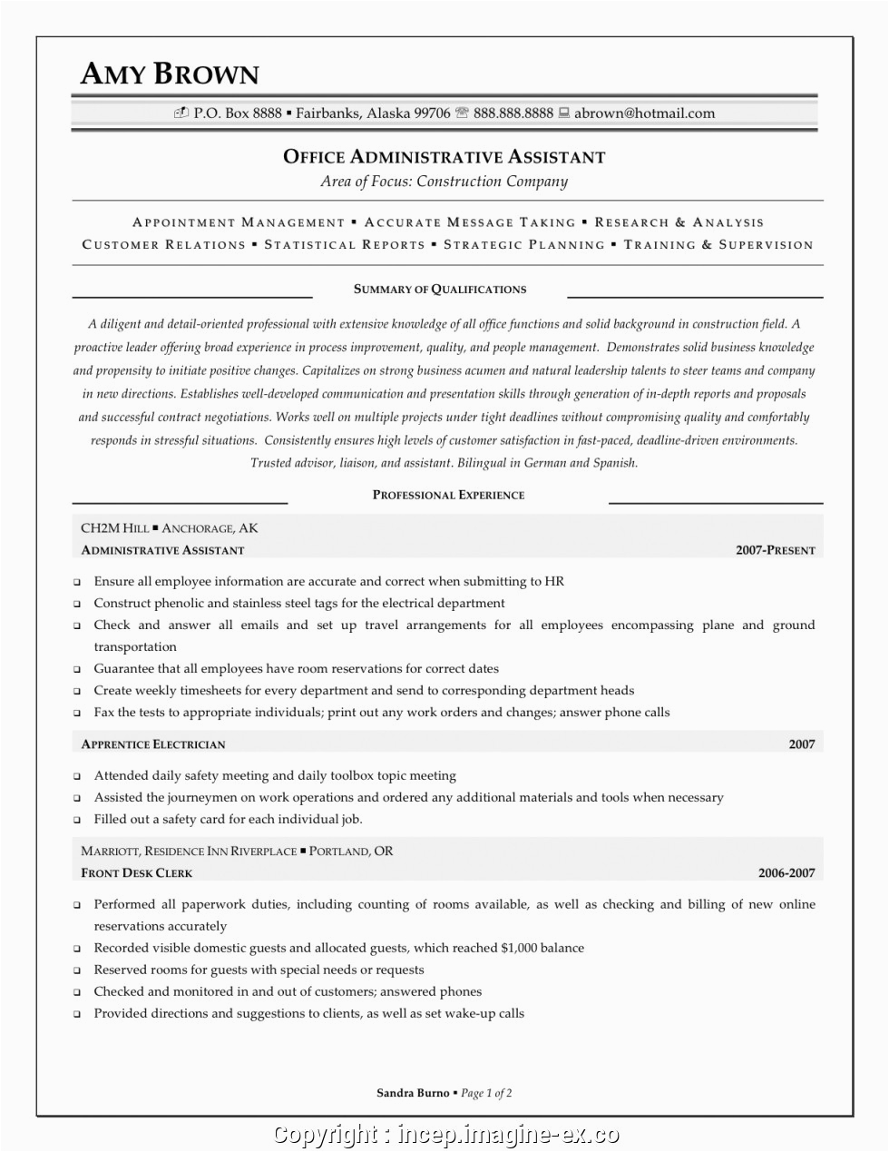 creative office administrative assistant resume