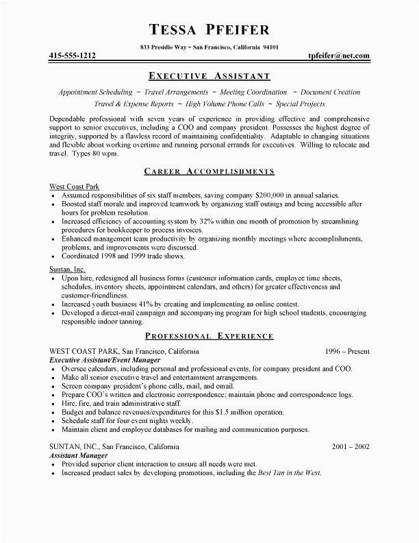 Sample Resume for Administrative assistant Position with No Experience Resume Examples No Experience