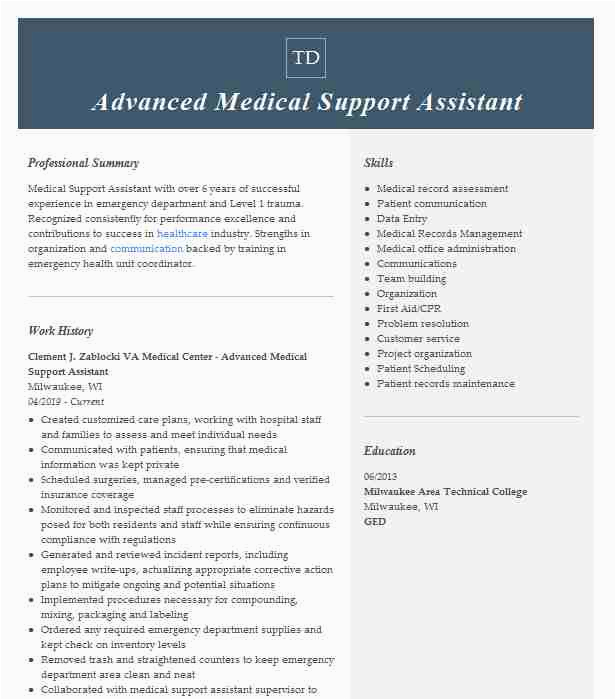 advanced medical support assistant 69d566baee dbe393ed639eba922