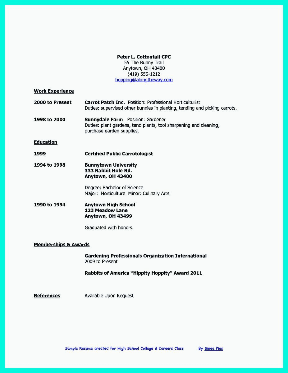 Sample Resume for Work Immersion Senior High School Nice Best College Student Resume Example to Get Job