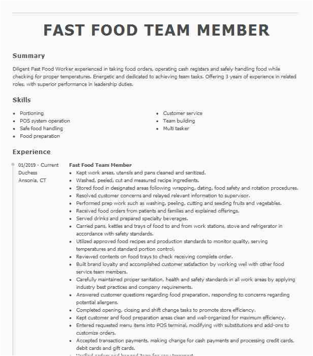 fast food team member 0e a e18acde1804a0a3ea7