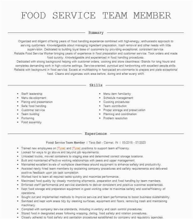 food service team member a5785fd eca2b042c fec