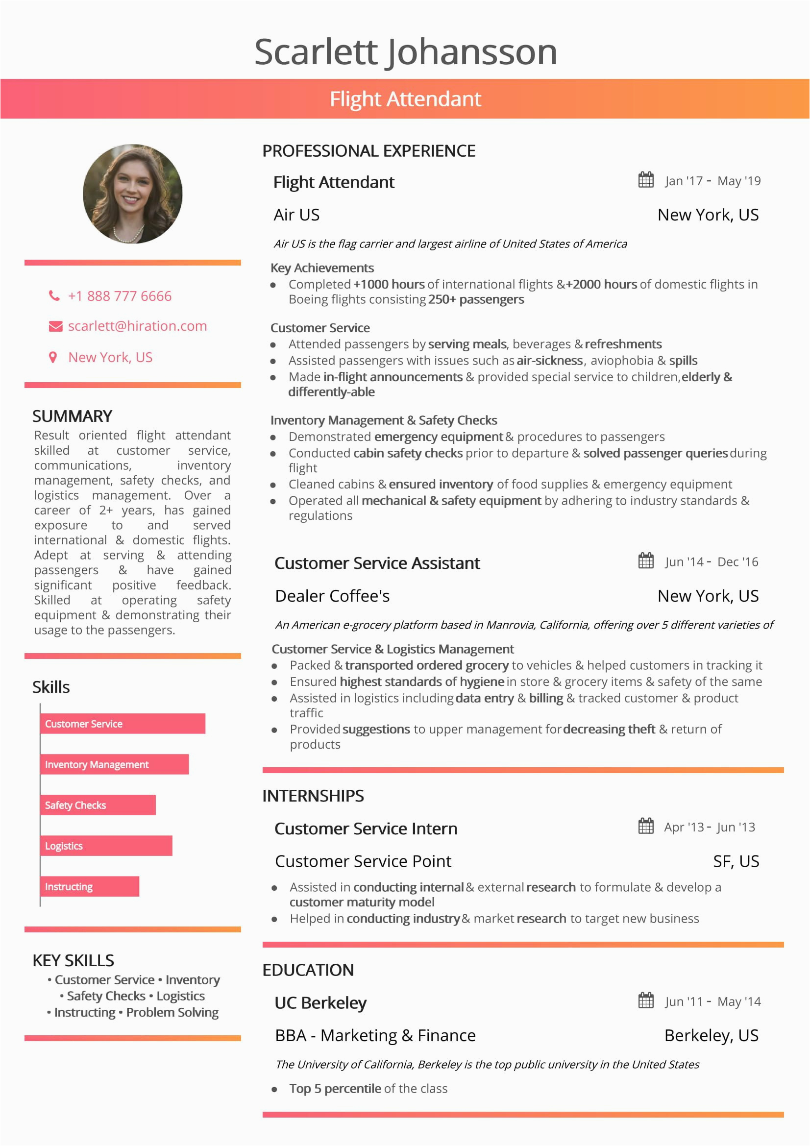 Airline Flight attendant Jobs Sample Resume Flight attendant Resume 2019 Guide with Hostess Resume