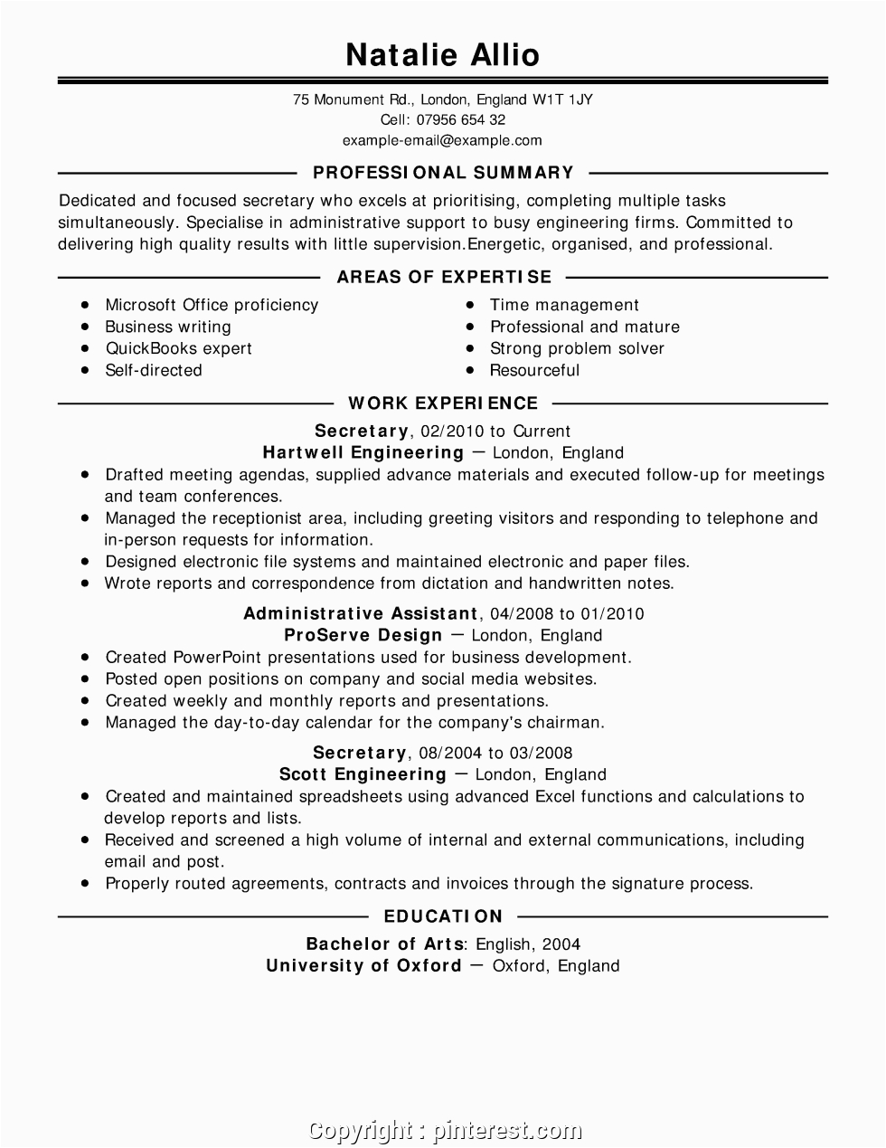 Area Of Expertise Samples for Resume Professional Cv areas Expertise Examples Choose From