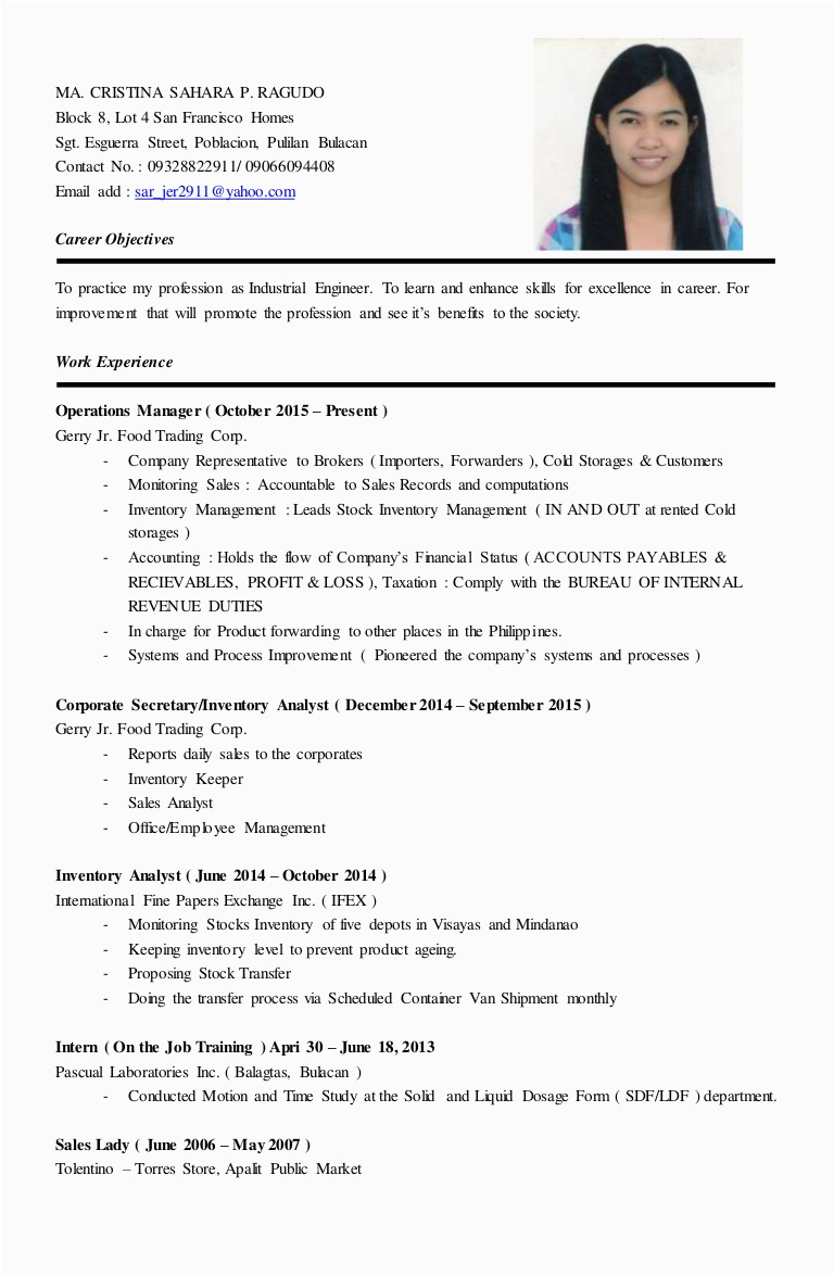 ol themselves=yrf sample resume for sales lady position 2227