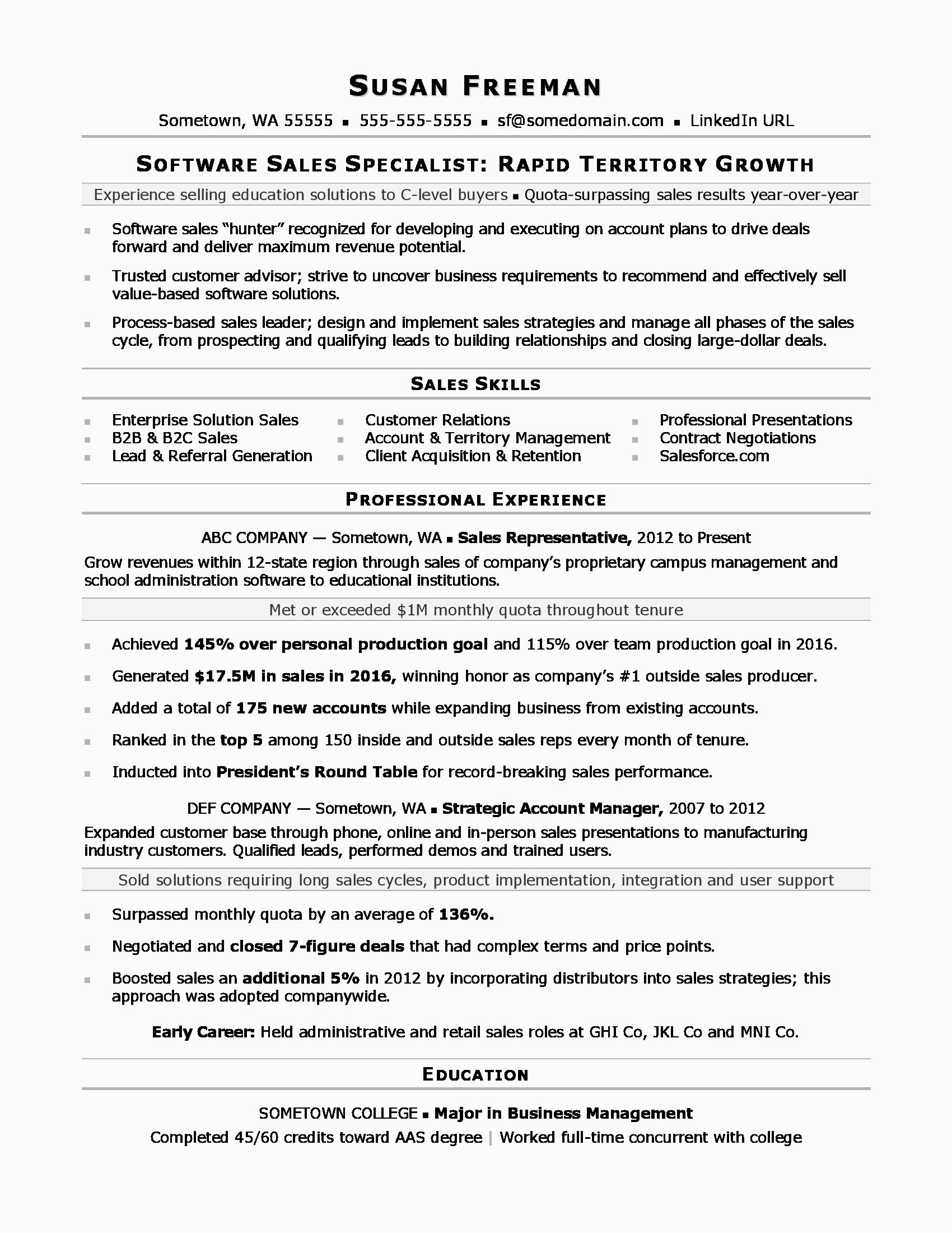 Sample Of A Sales associate Resume Sales associate Resume