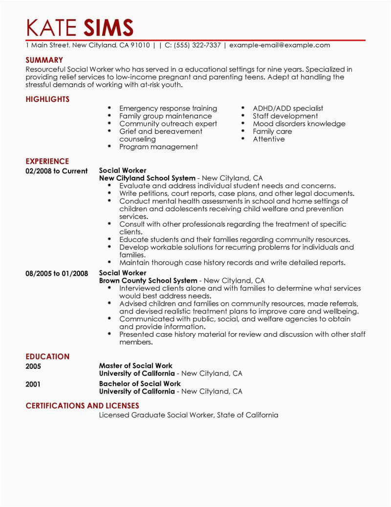 home support worker resume