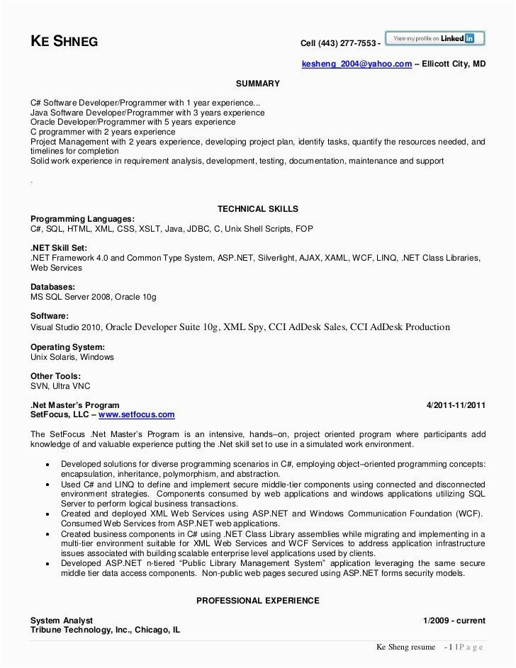 Sample Resume for software Engineer with 4 Years Experience software Test Engineer Resume 4 Years Experience Best