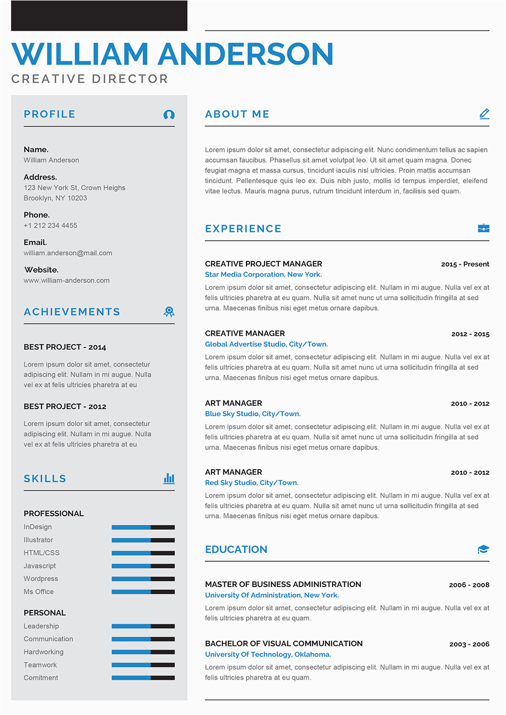 Sample Resume format Doc File Download attractive Resume Template Sample format In Word Doc Docx