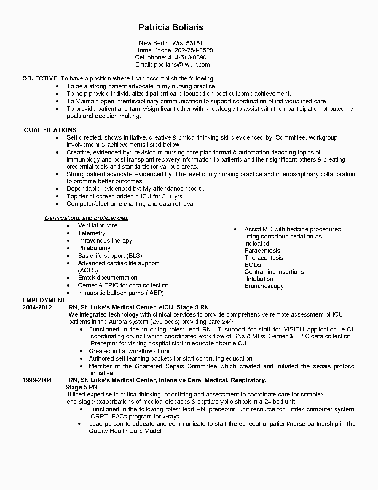 Sample Resume Objectives for Registered Nurses Registered Nurse Resume Objectives – Salescvfo