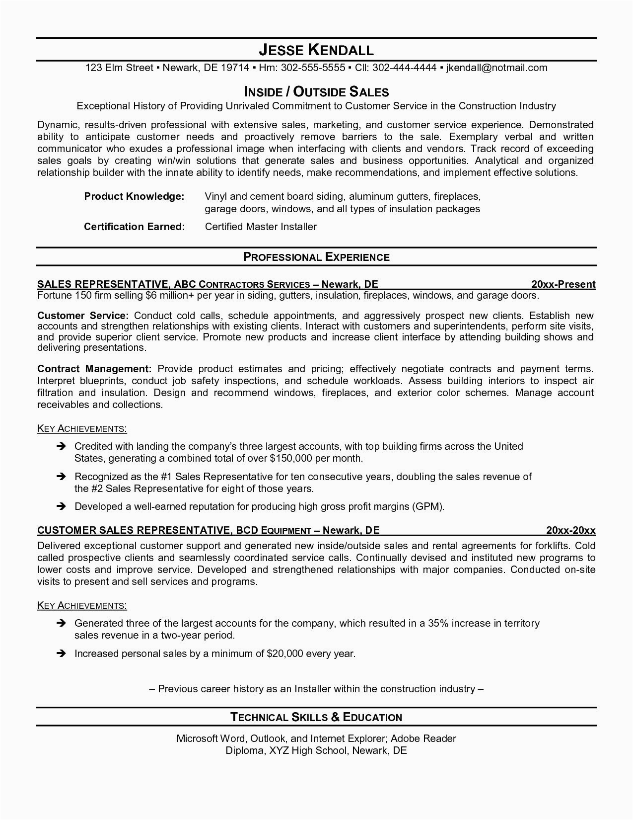 Sample Resume Objectives for Sales Representative 23 Sales Resume Objective Examples In 2020 with Images