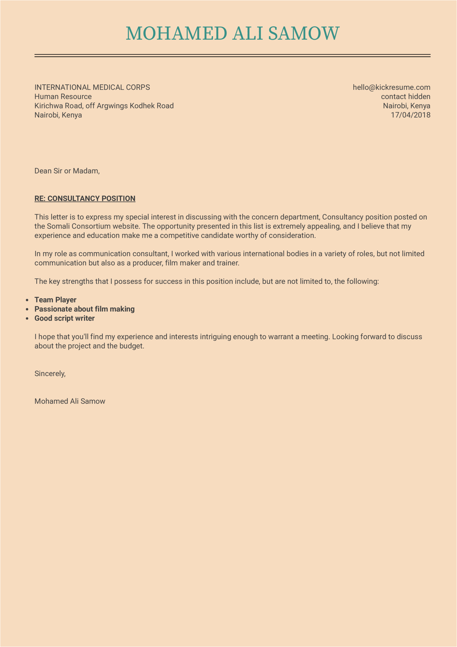 it project manager 1 cover letter sample