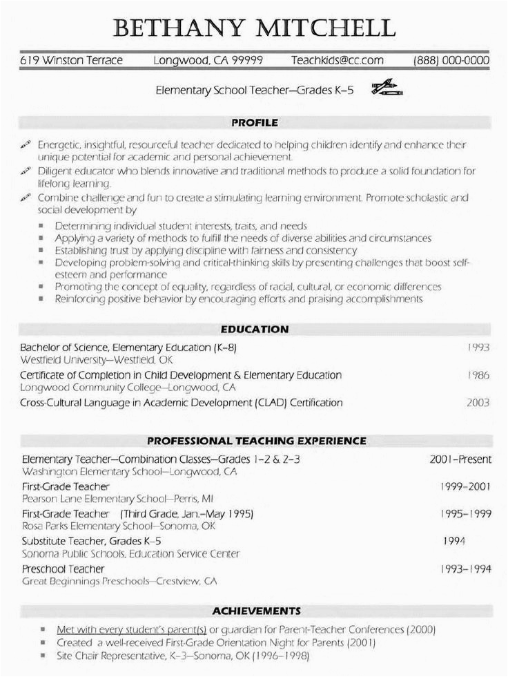 Sample Of Resume for Applying Teaching Job 17 Best Images About Resumes On Pinterest