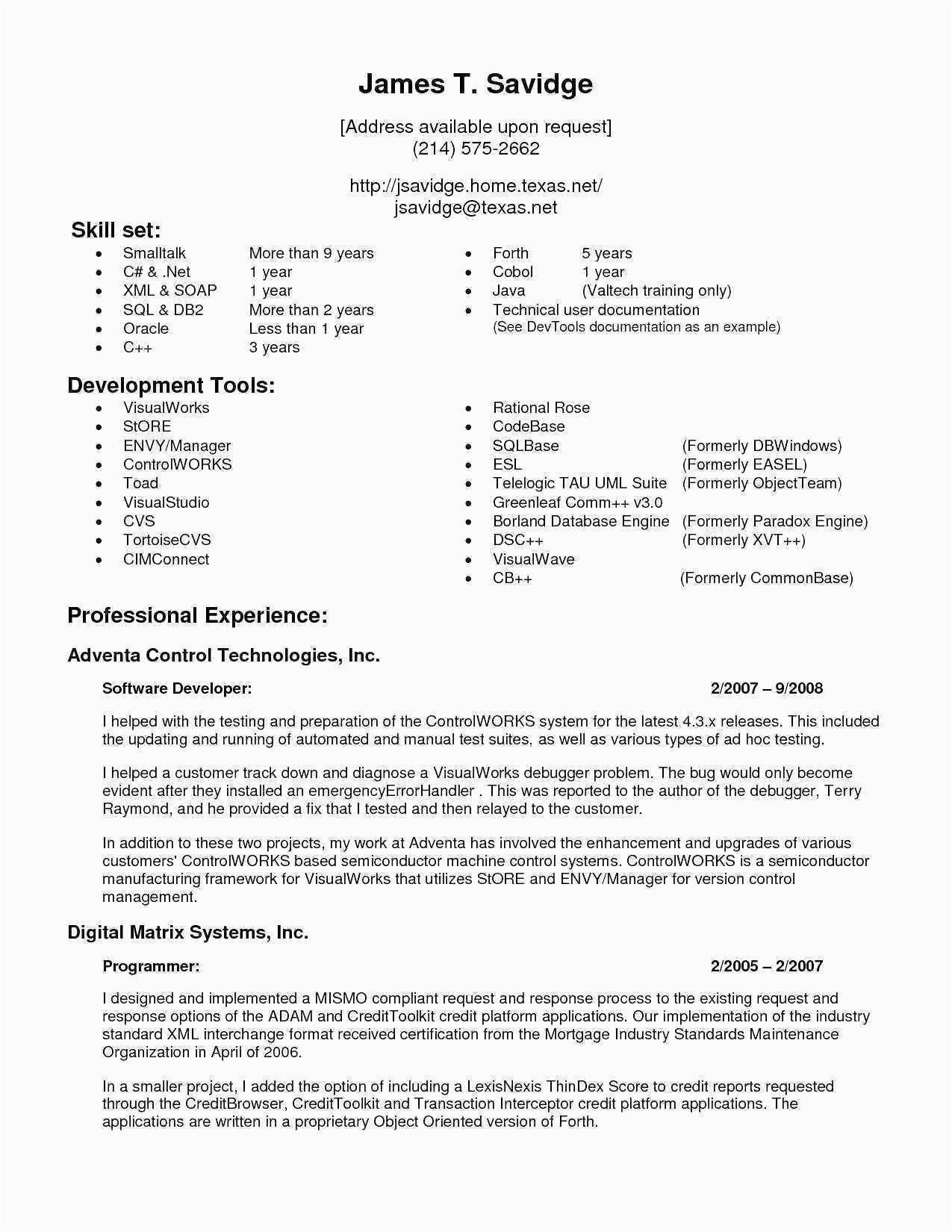 java resume sample 3 years experience