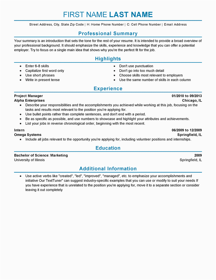 Sample Resume format for Experienced Person Experienced Resume Templates to Impress Any Employer