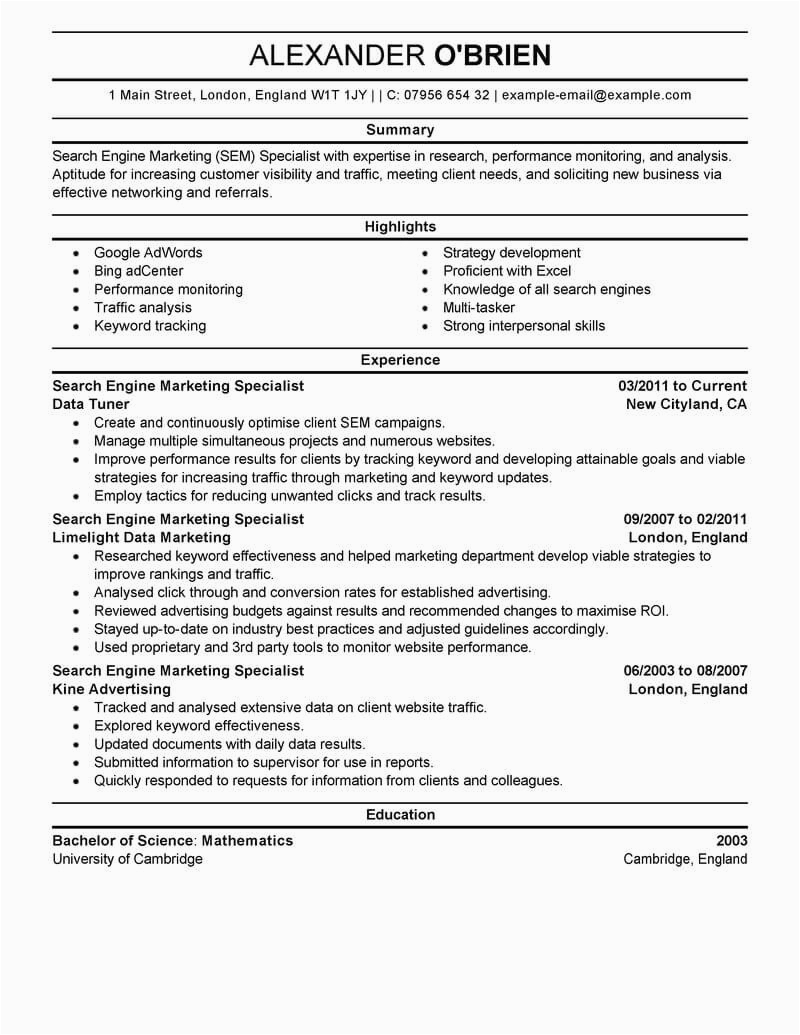 resume example multiple positions same pany