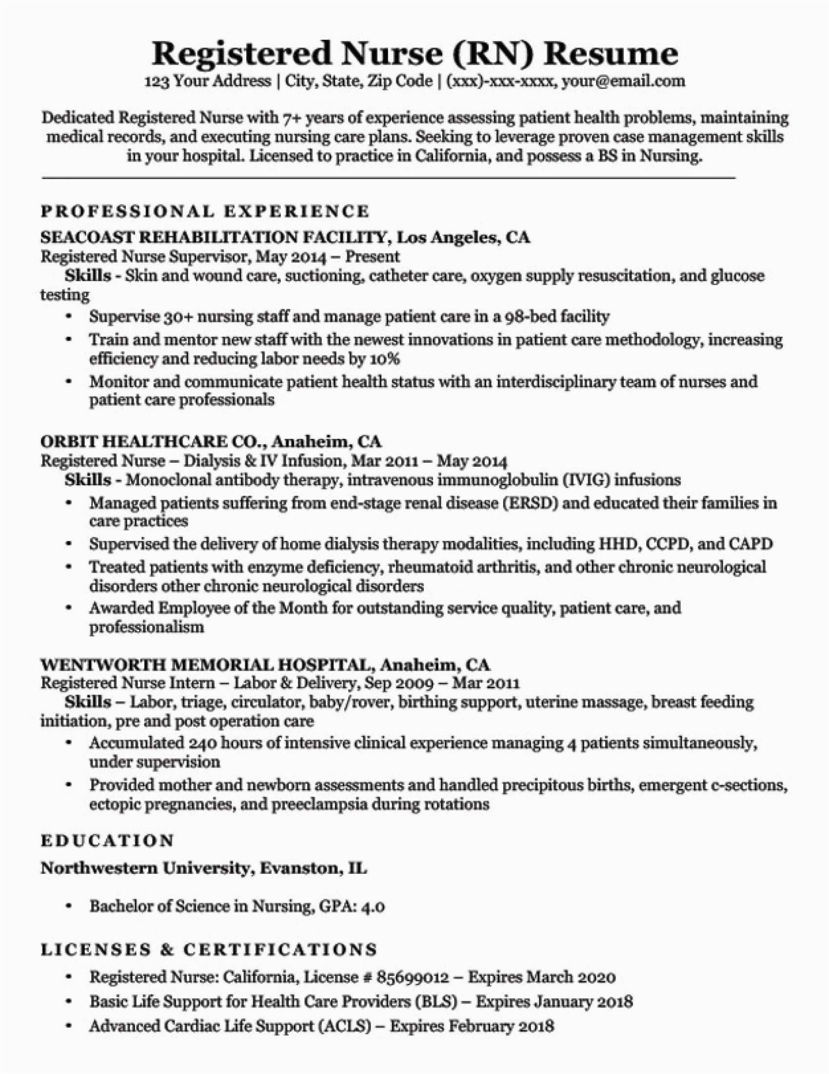 12 13 entry level rn resume template