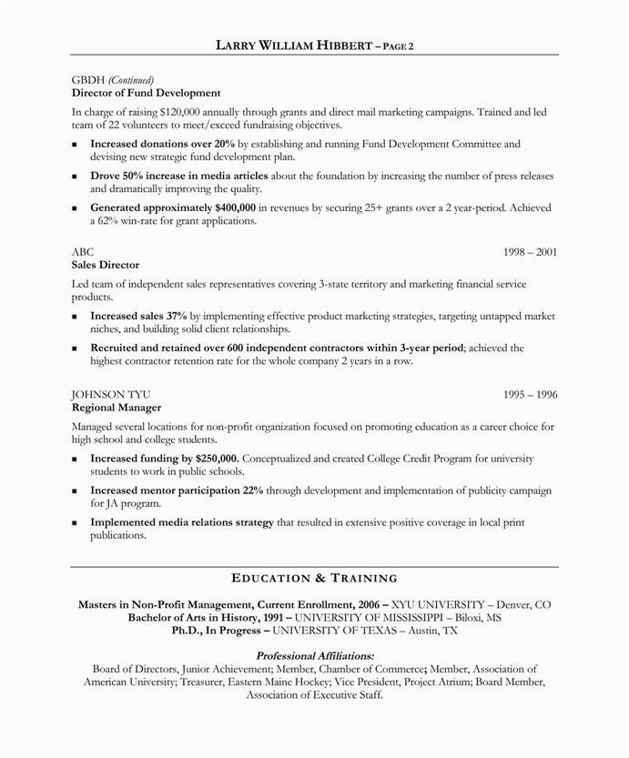 Non Profit Board Of Directors Resume Sample 18 Best Non Profit Resume Samples Images On Pinterest