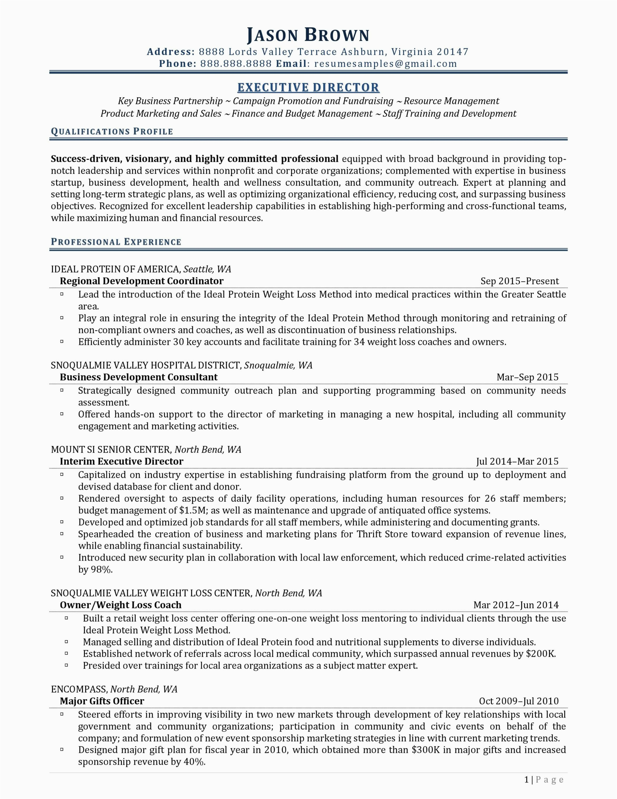 Non Profit Board Of Directors Resume Sample Nonprofit Resume Examples – Salescvfo