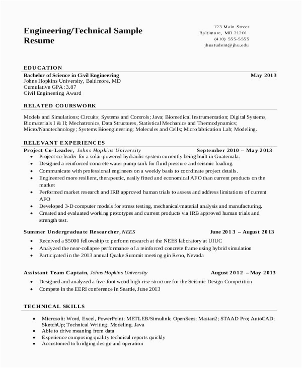 resume format for puter science engineering students freshers pdf