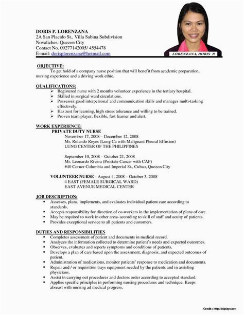 Sample Resume for Filipino Nurses Applying Abroad Sample Resume for Filipino Nurses Applying Abroad Resume