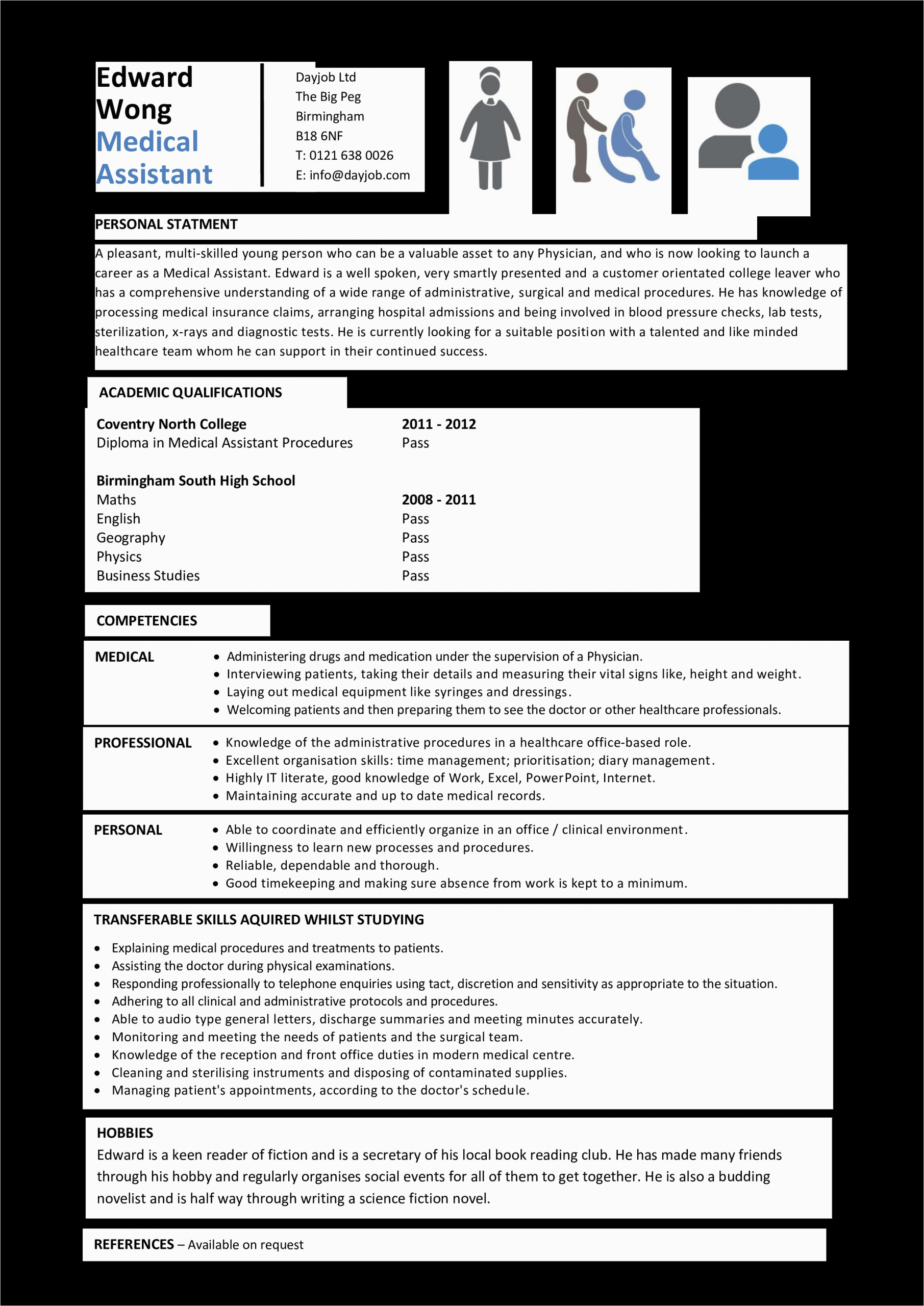 medical assistant resume without experience