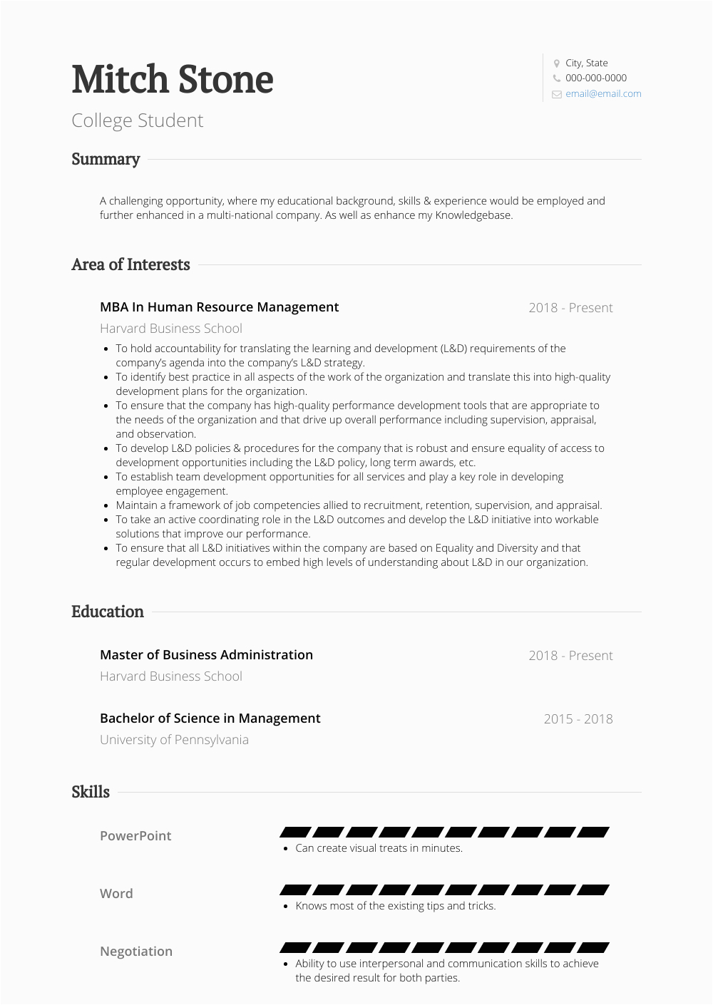 Sample Resume Skills for It Students College Student Resume Samples and Templates
