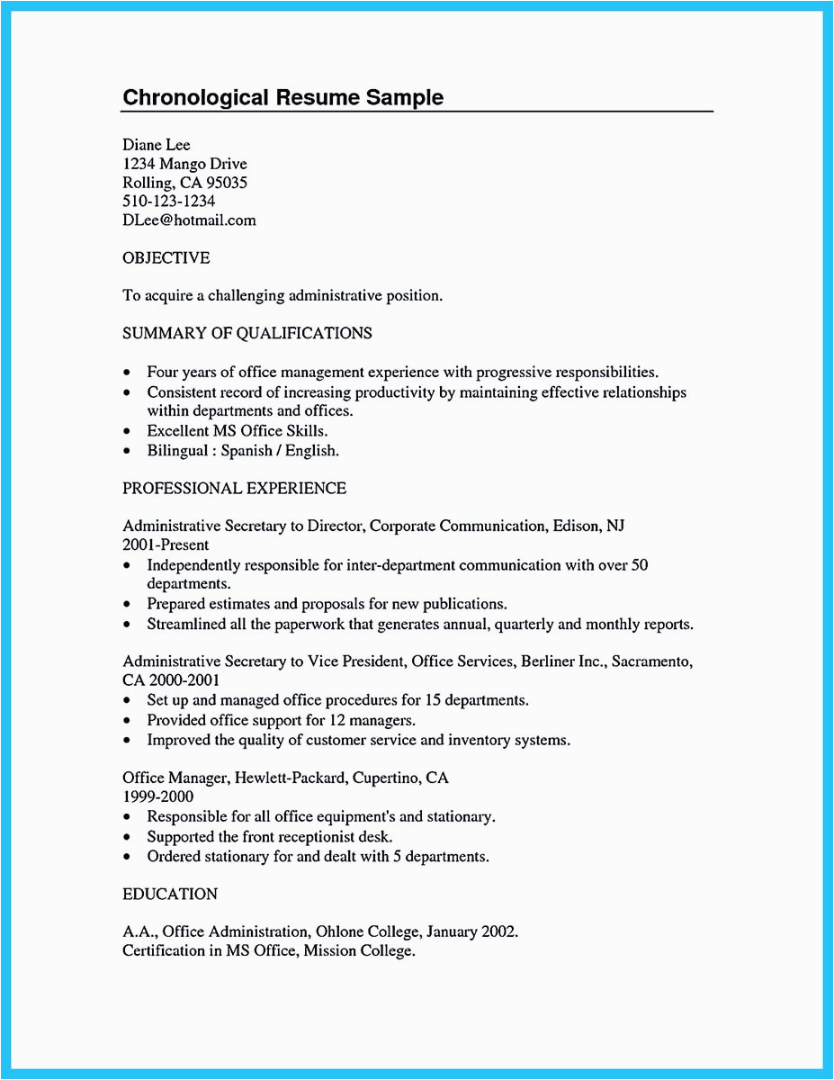 best current college student resume no experience