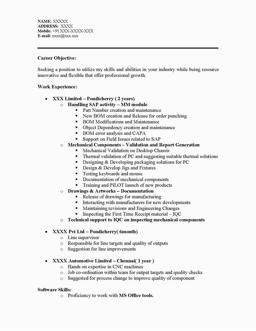sap mm consultant sample resume 36 yrs experience758 res