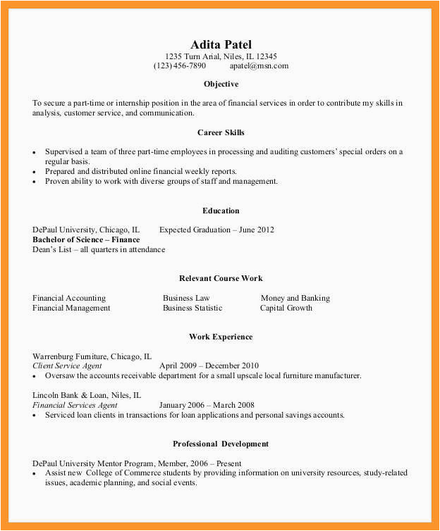 Entry Level College Student Resume Samples 11 12 Entry Level College Student Resume Samples