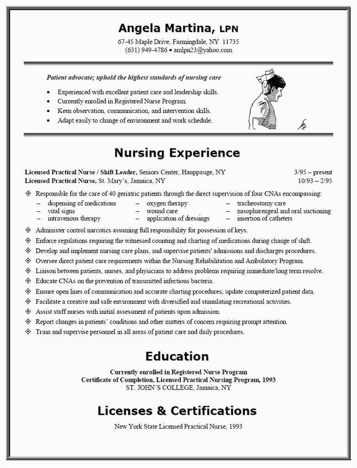 lpn resume