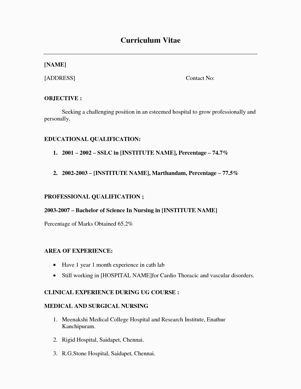 resume examples little work experience