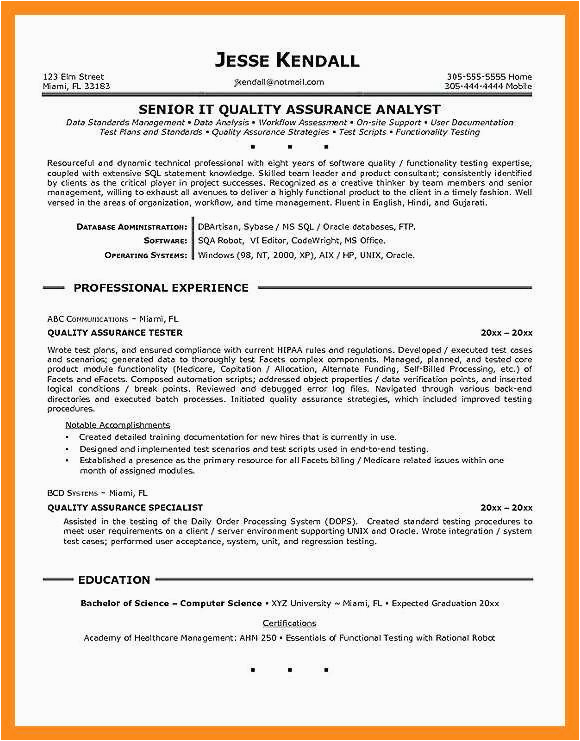 Sample Qa Resume with Agile Experience 12 13 Qa Tester Sample Resume Lascazuelasphilly