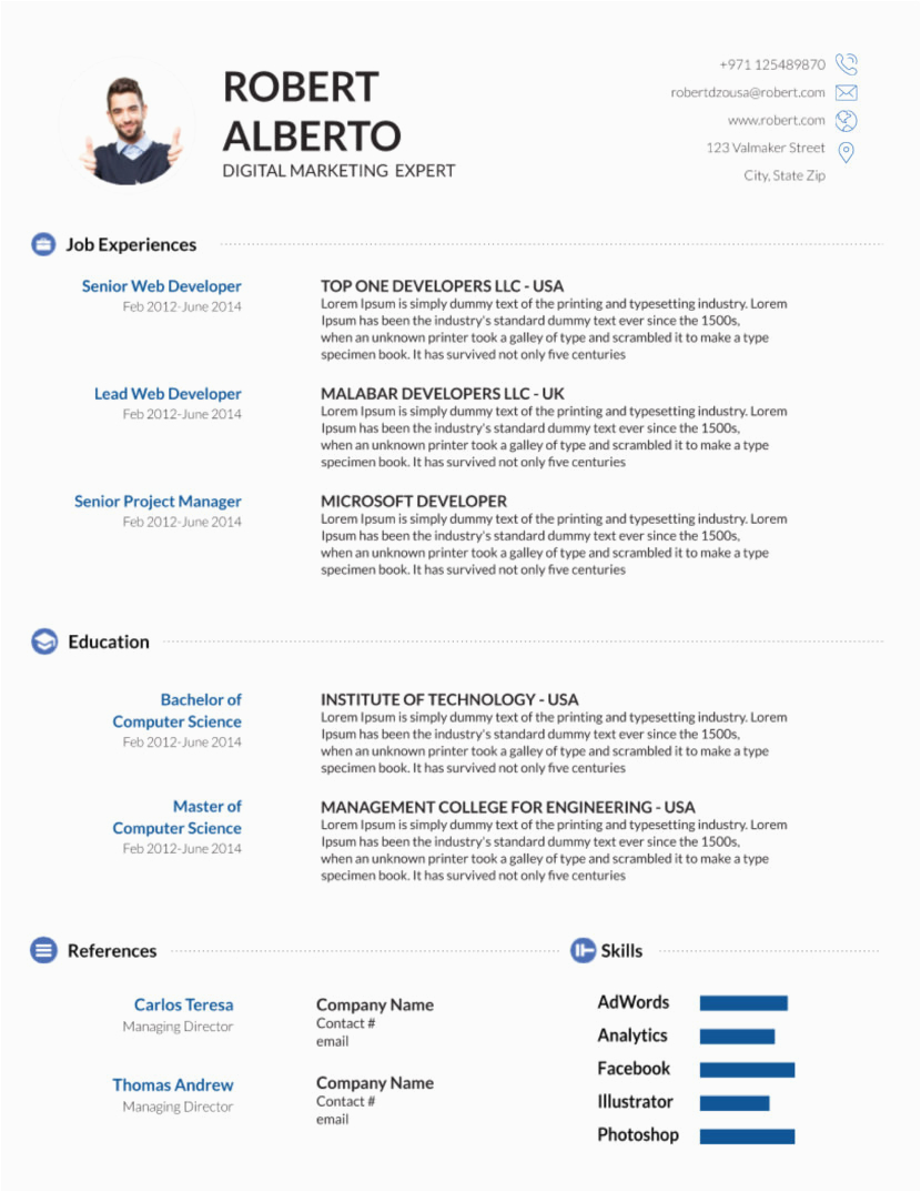 latest resume format in ms word