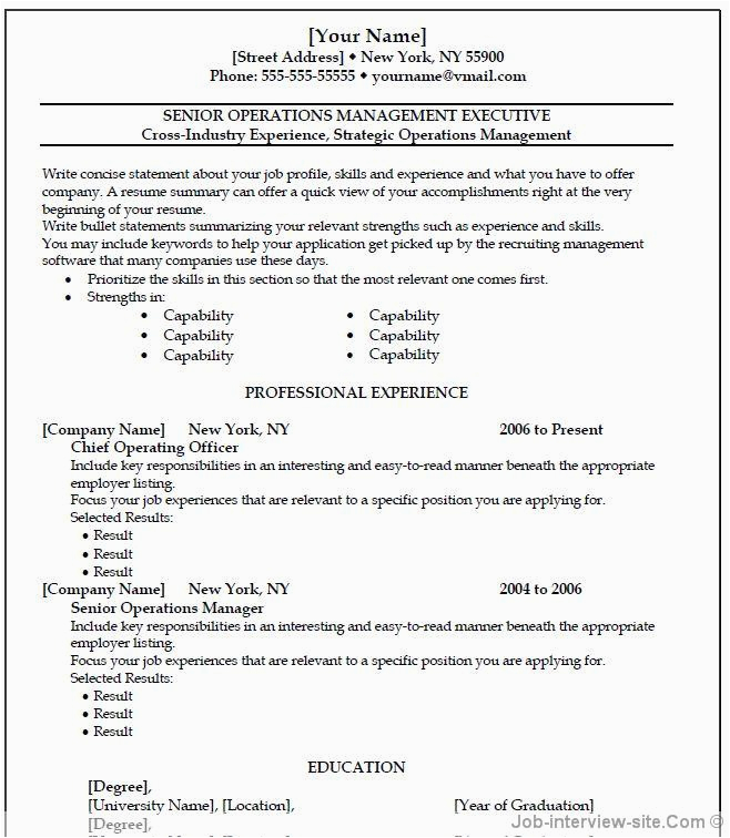 2894 resume templates ms word