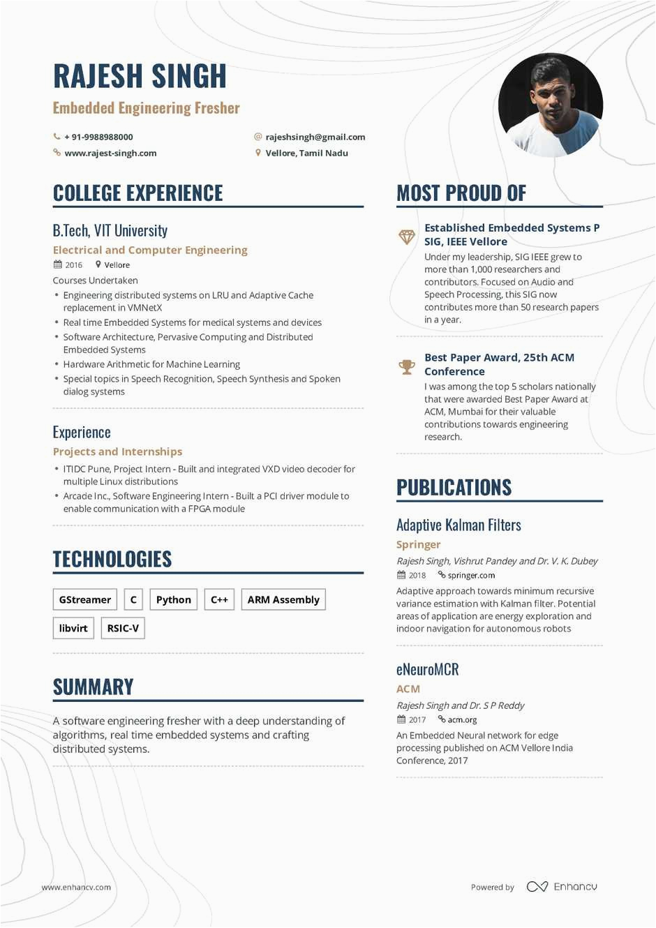 Sample Resume for Freshers with Internship Experience the Ultimate Interns and Freshers Resume format Guide for 2019