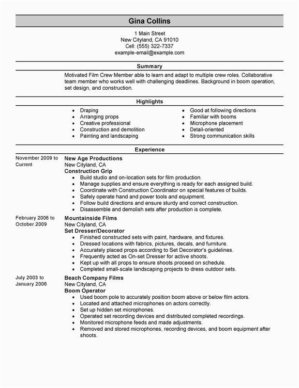 how to make a resume for kfc