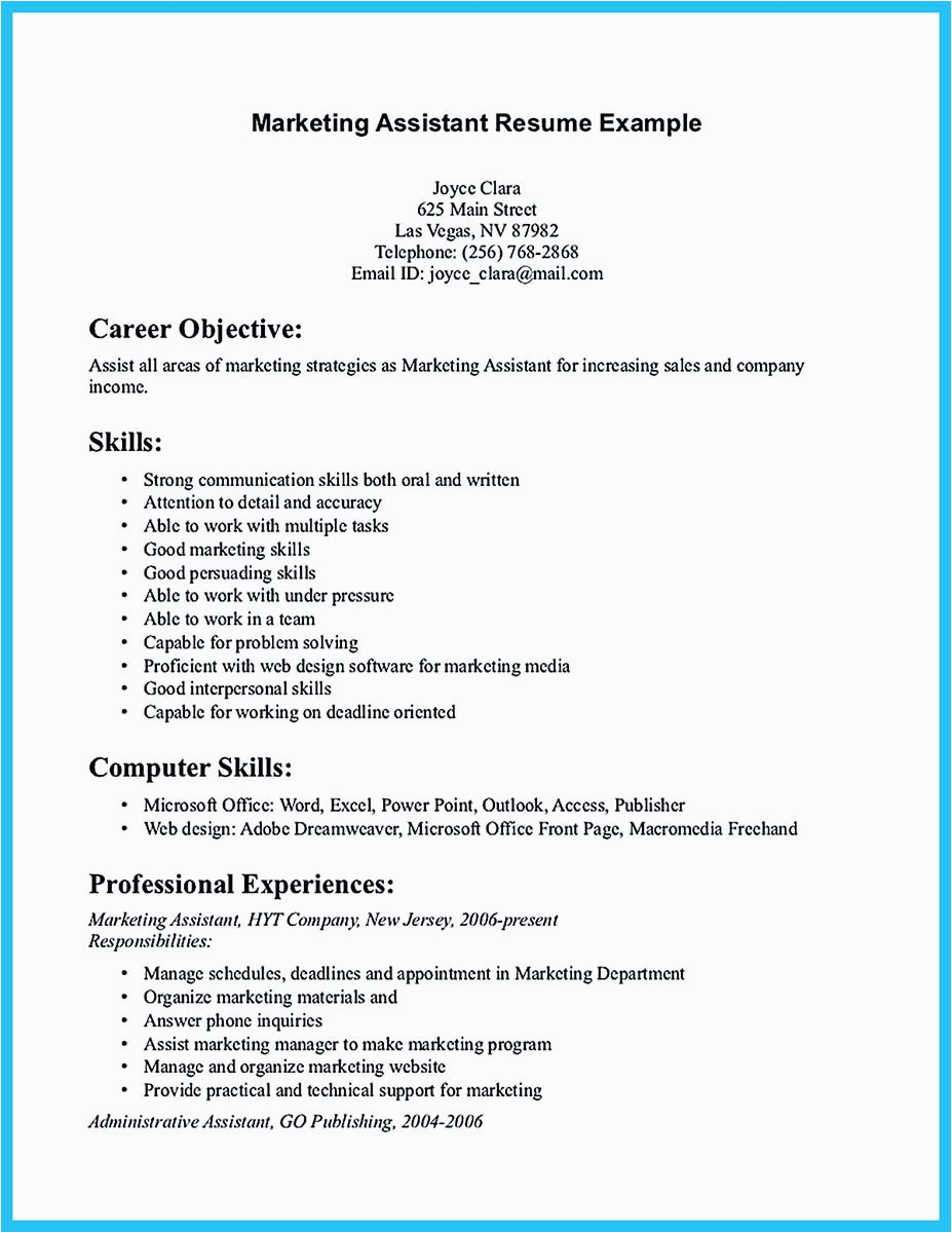 Teacher assistant Resume Sample with No Experience Writing Your assistant Resume Carefully