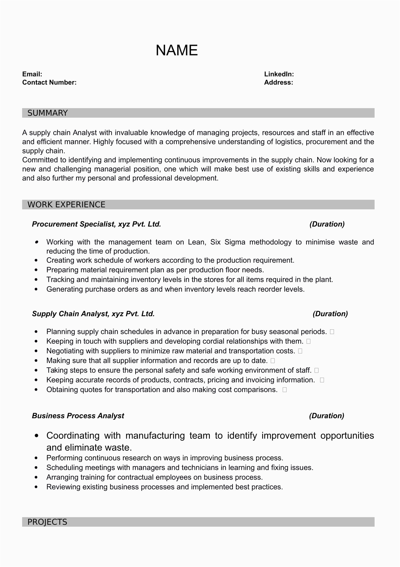 Resume Headline for Mba Freshers Sample Resume Templates for Mba Freshers Download Free
