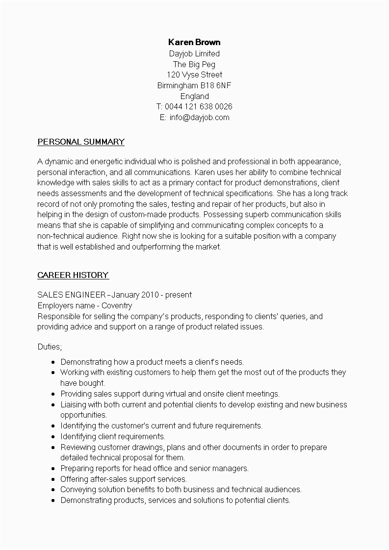 Sales and Service Engineer Resume Sample Service Sales Engineer Resume How to Draft A Service