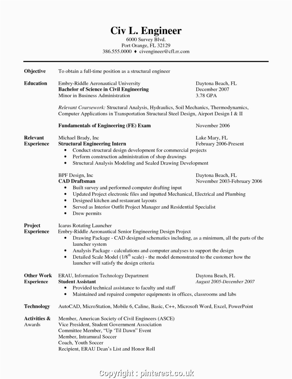 able sample resume civil engineer project manager