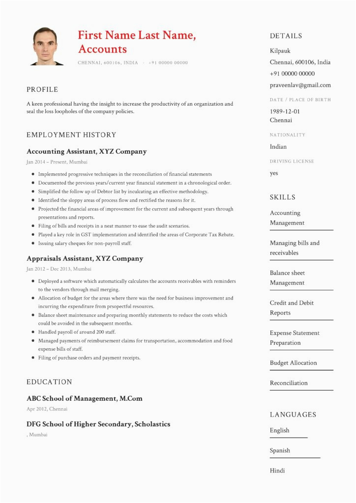 5 years experience resume