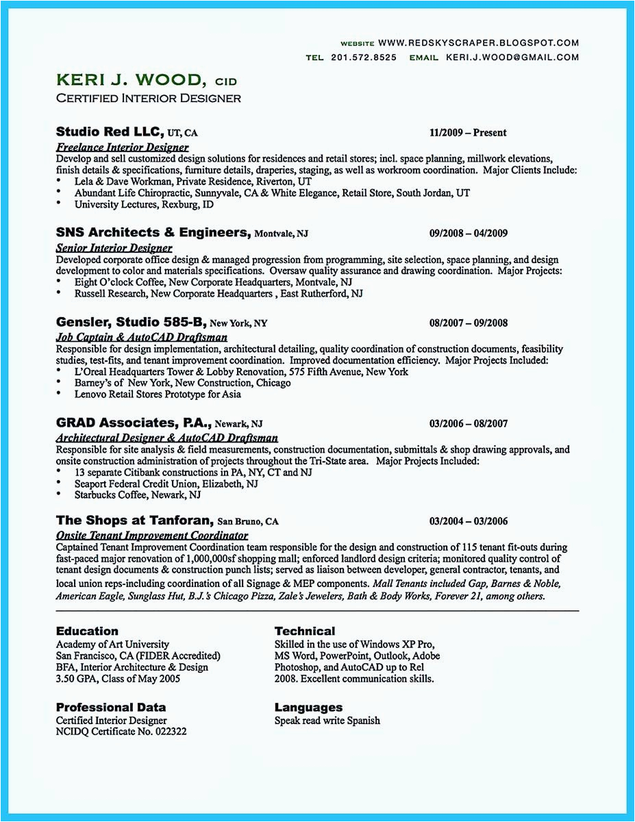 sample resume for student visa