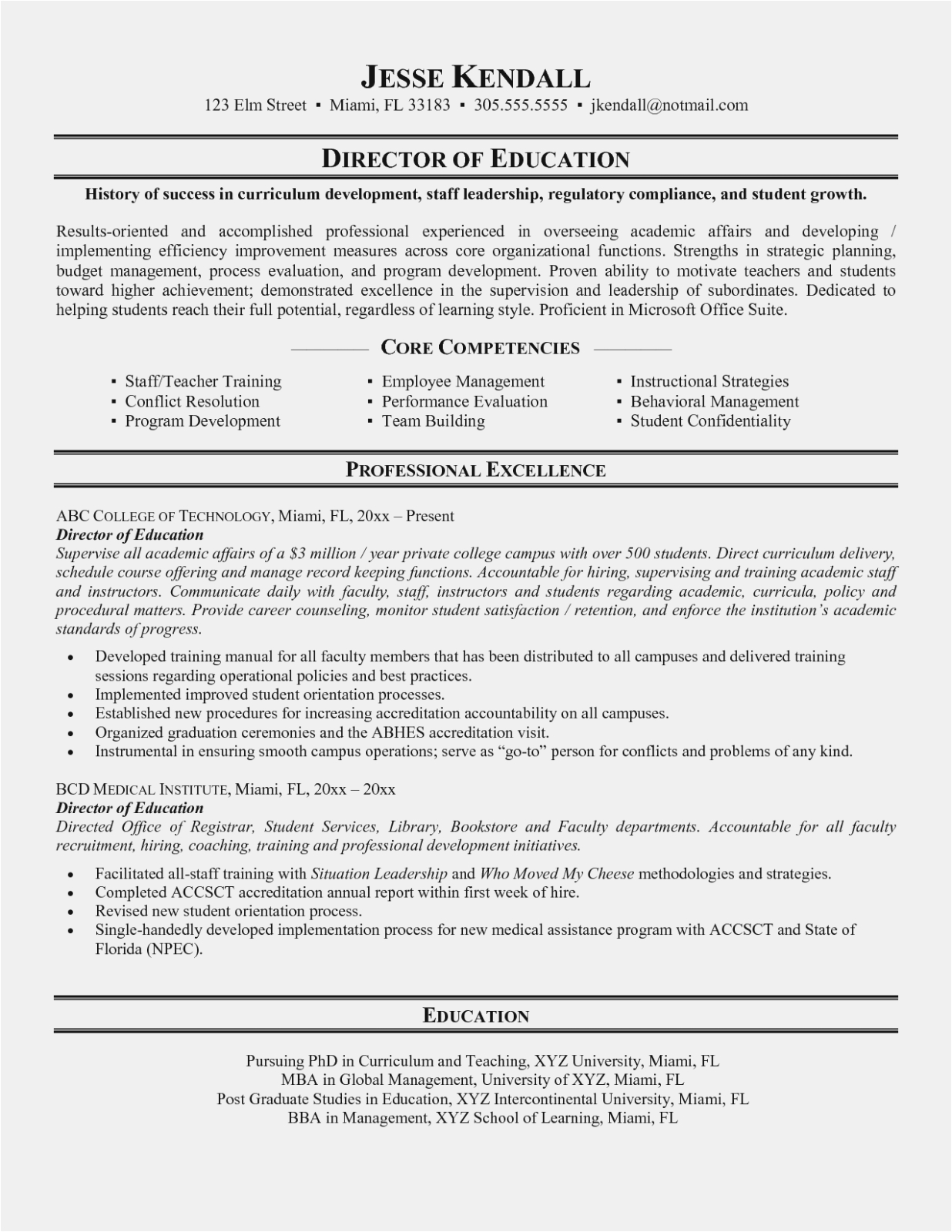 Sample Resume for Let Passer Teacher Eliminate Your Fears and