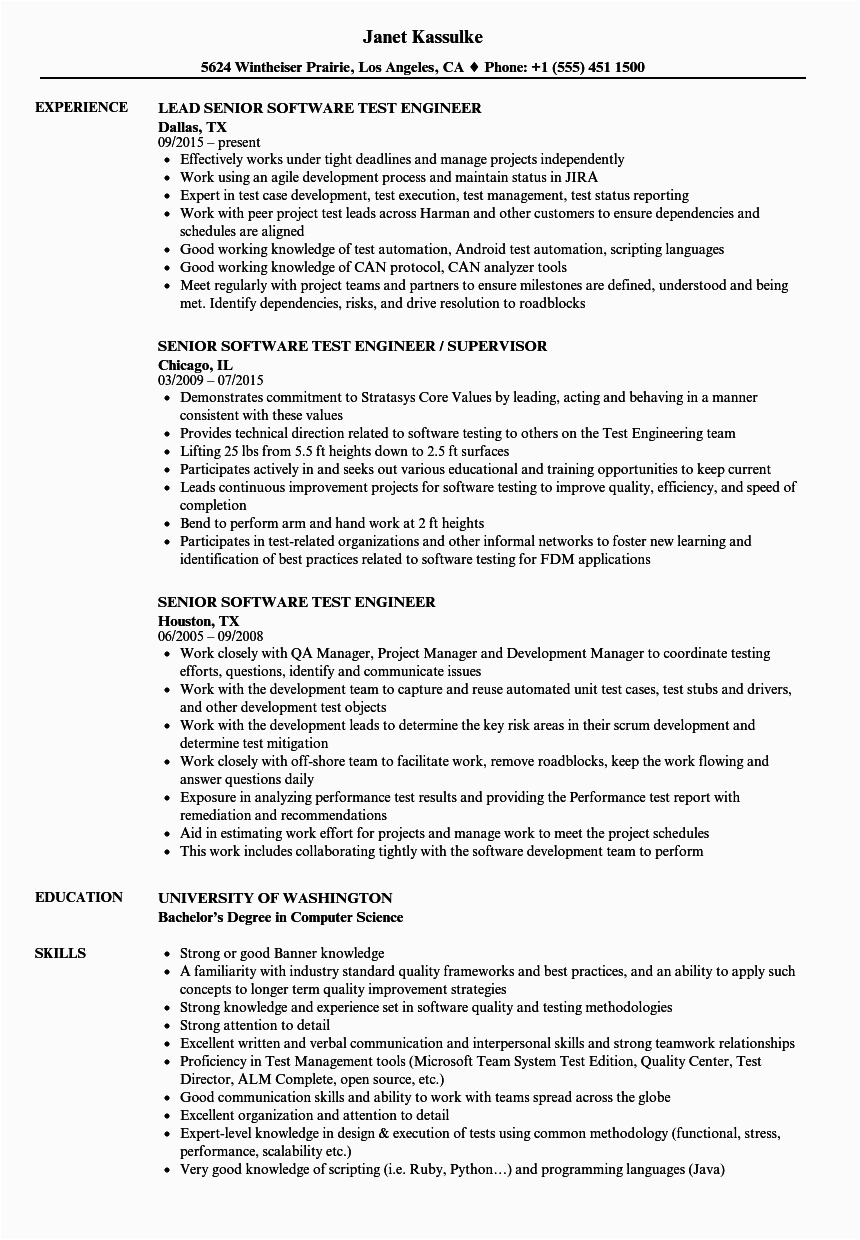 collection of manual testing resume sample for 5 years experience or 5000