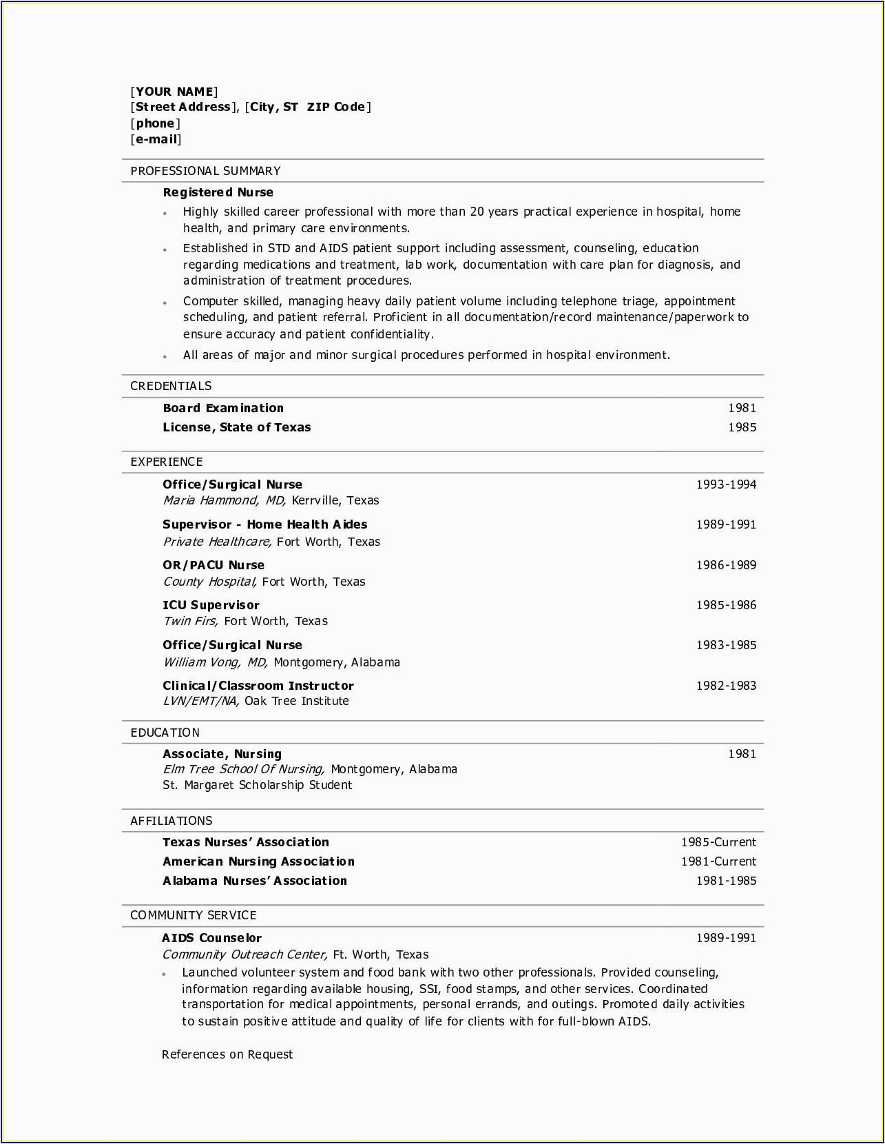 registered nurse resume sample format philippines