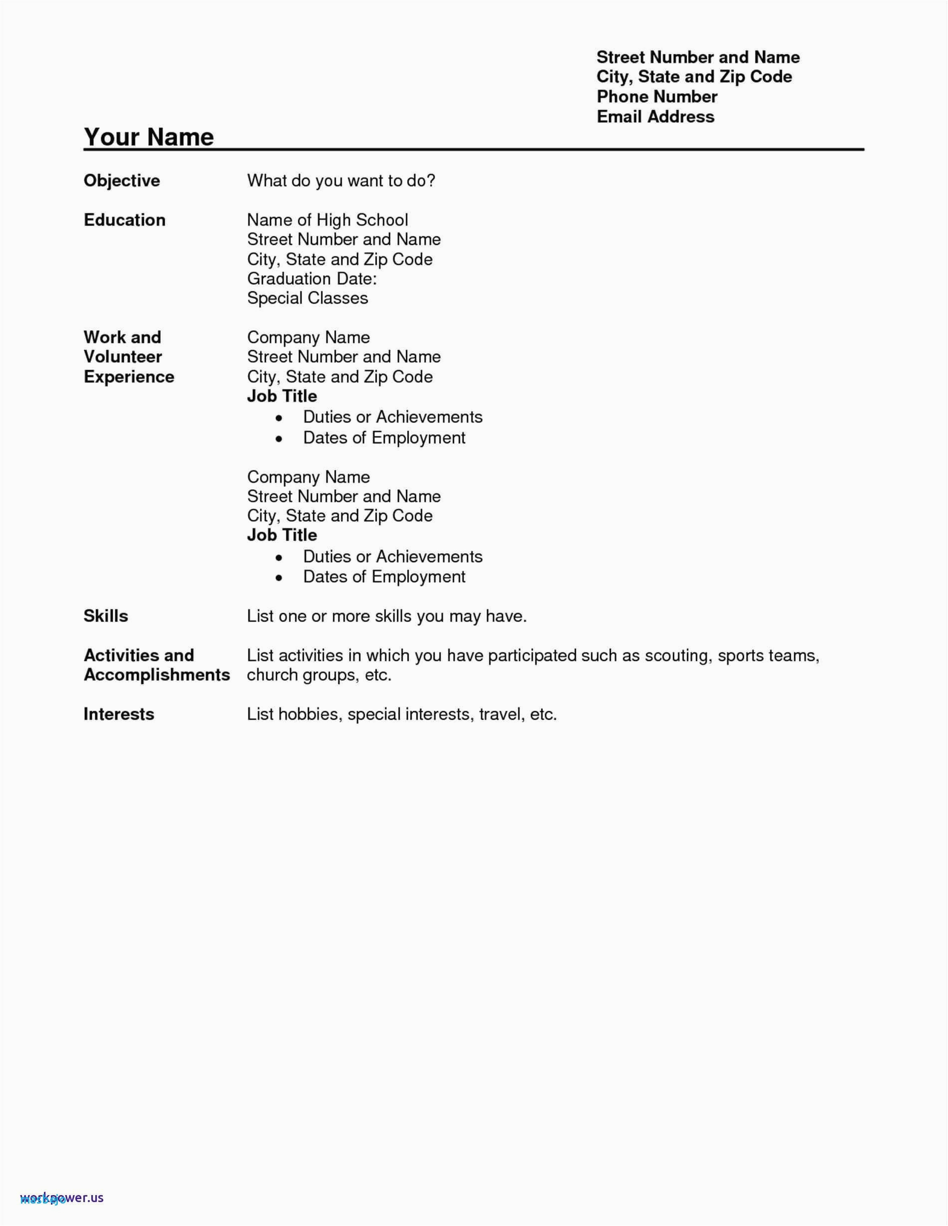 college student resume skills examples